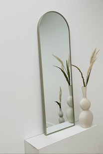 Boogspiegel 125x40 cm - Greige