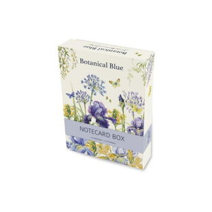 Luxe Notecard box Botanical Blue, Janneke Brinkman