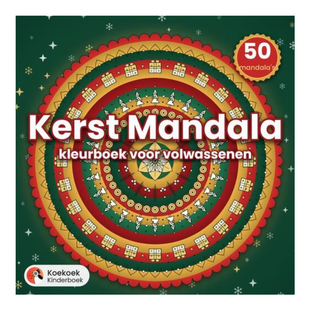 Kerst mandala kleurboek