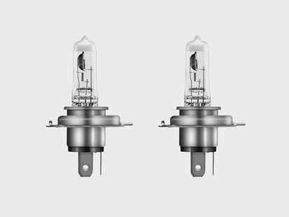 OSRAM Halogeen auto koplampen, H7 of H4, 2-delig (H4 +100%)