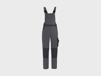 PARKSIDE Heren werkbroek met bretels (Grijs, XL)