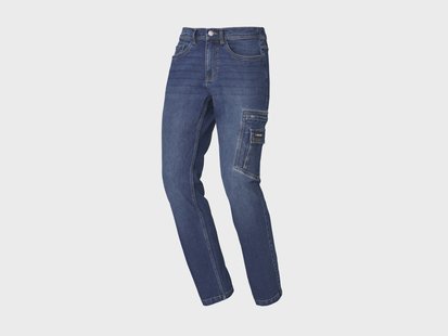 PARKSIDE Heren jeans in workwear-stijl, straight fit (Blauw, 52 (36/32))