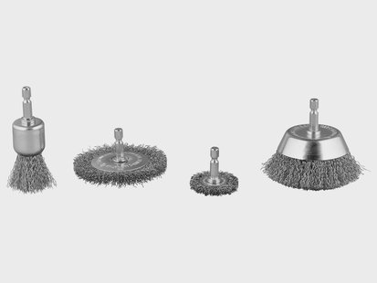 PARKSIDE Staalborstelset / Polijstset / Nylonborstelset / Boorwerende pomp (Draadborstelset PDRBS 4 A1)