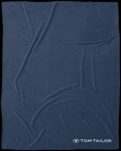 TOM TAILOR Plaid, 150 x 200 cm (Blauw)