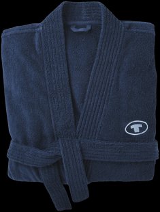 TOM TAILOR Badjas (Donkerblauw, M)