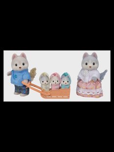 SYLVANIAN FAMILIES Verzamelpoppetje Familie (Husky)