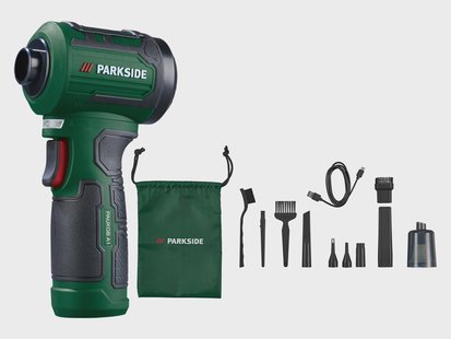 PARKSIDE Accu-blaaspistool 12 V, met zuigfunctie, met geïntegreerde accu