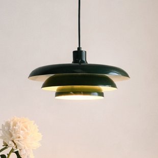 Ava hanglamp donkergroen, metaal, Ø 31 cm - Dyberg Larsen - Eetkamer - Designer - 1 lamp