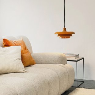 Ava hanglamp, kerriegeel, metaal, Ø 31 cm - Dyberg Larsen - Eetkamer - Designer - 1 lamp