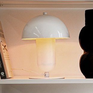 Movie tafellamp, wit, metaal, E27 - Dyberg Larsen - Woonkamer - Designer - 1 lamp