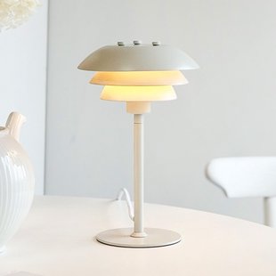 SIXTEEN tafellamp, parelwit, metaal, E27 - Dyberg Larsen - Woonkamer - Scandinavisch - 1 lamp