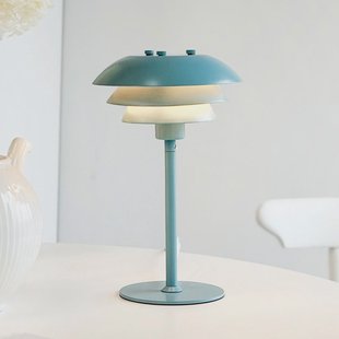 SIXTEEN tafellamp, ijsblauw, metaal, E27 - Dyberg Larsen - Woonkamer - Scandinavisch - 1 lamp