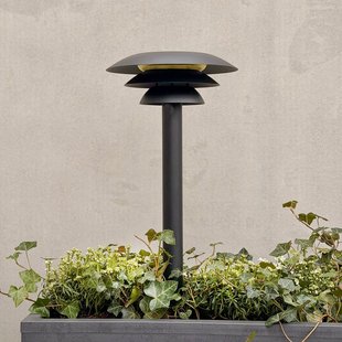 DL25 Solar-LED grondspies lamp, zwart, metaal, 3.000 K - Dyberg Larsen - Scandinavisch - 1 lamp