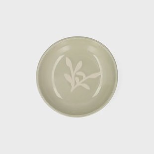 Schaaltje, steengoed, groen, takje, &Oslash;8 cm