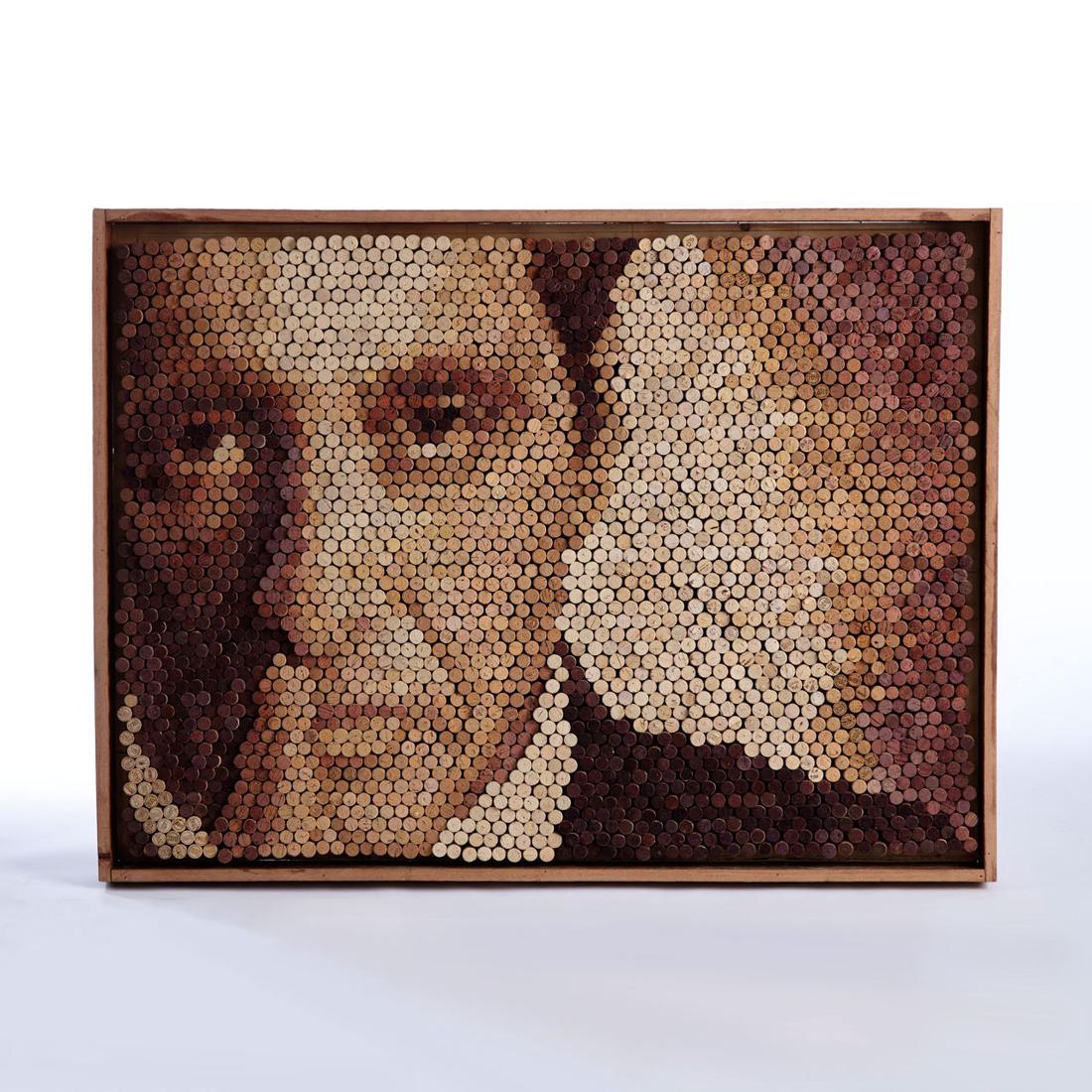 woonhome-kunstwerk-kurk-recycle-portret-van-wijnkurken