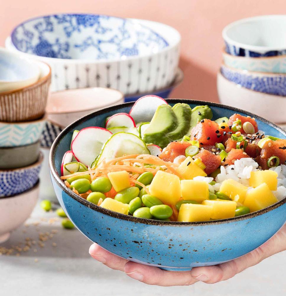 Leuke trendy kommetjes om je pokébowl in te serveren.