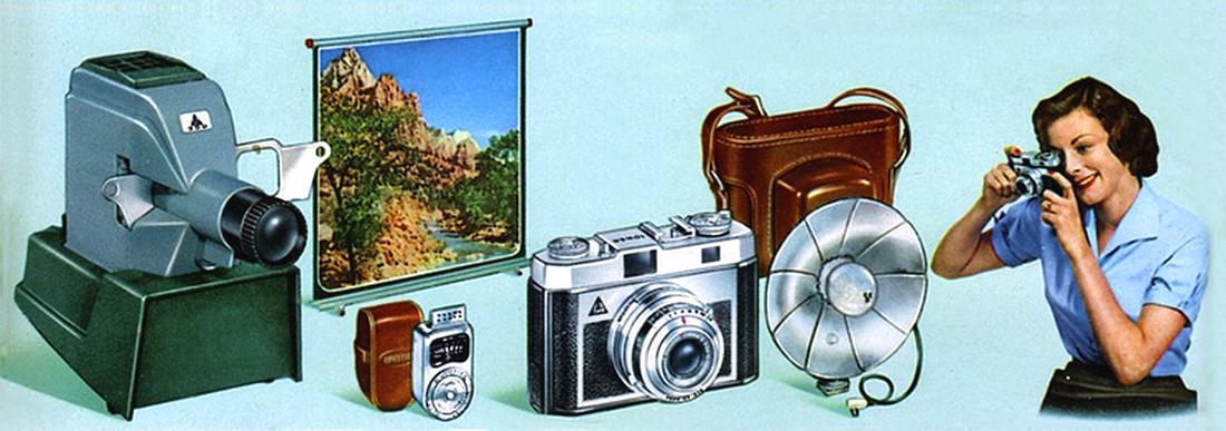 Vintage advertentie uit 1958 – Sears: 3 Tower Camera Outfits