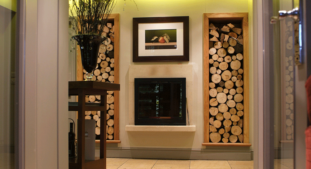 Dit is een praktische én stijlvolle manier van hout opbergen!