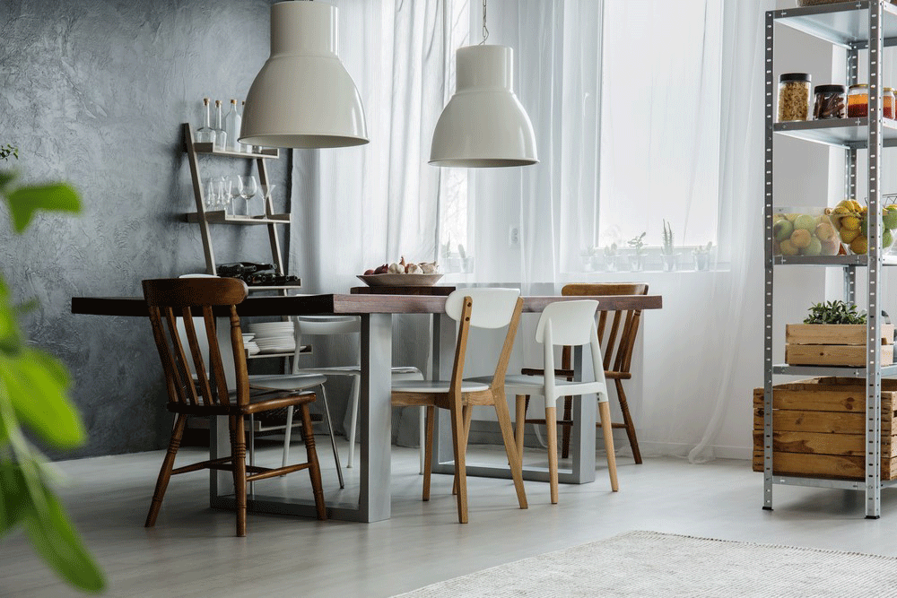 Een robuuste eettafel past het best bij een stoer interieur!