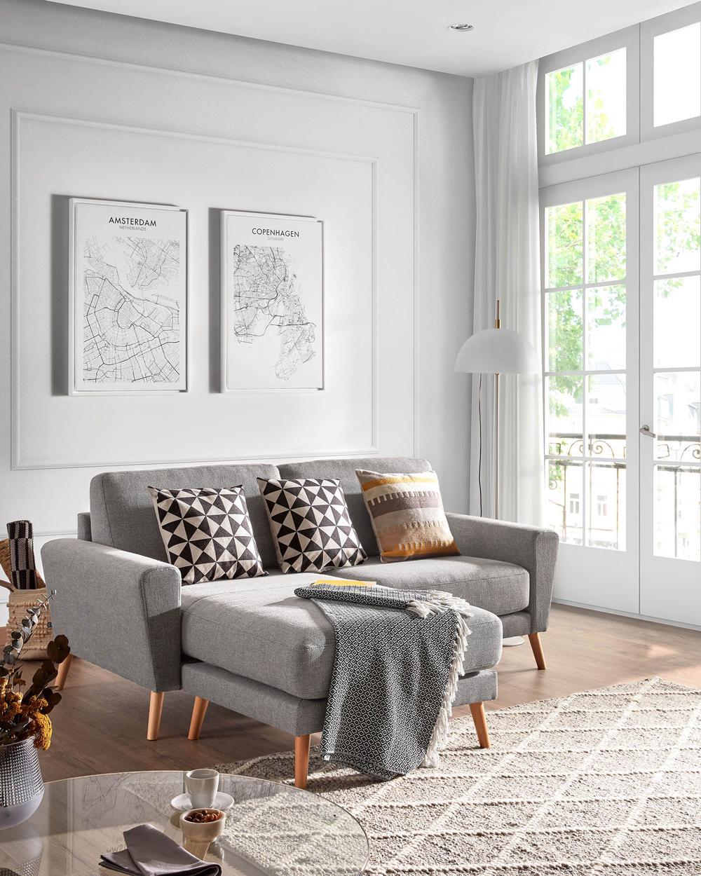 Bekijk bank Links? Rechts? Zet de chaise longue bank Narnia op een goede plek naast een raam. Zo kun je ook nog heerlijk naar buiten kijken.