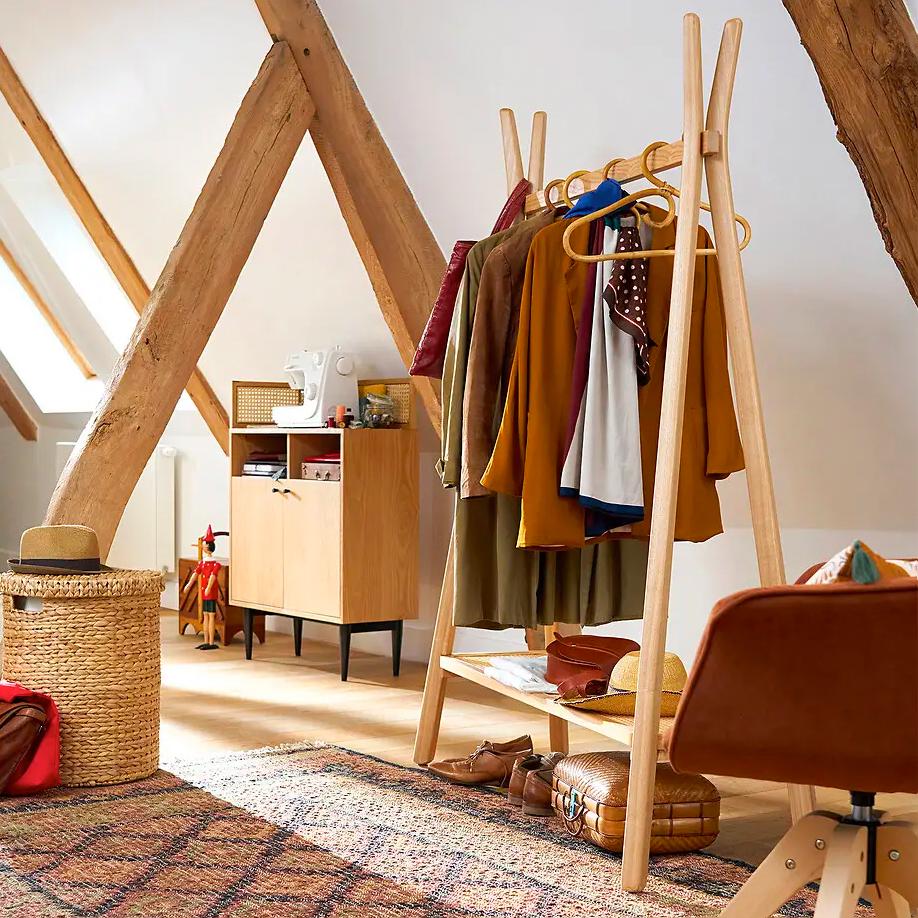 De organische vormen en het rotan passen goed in een bohemien interieur.