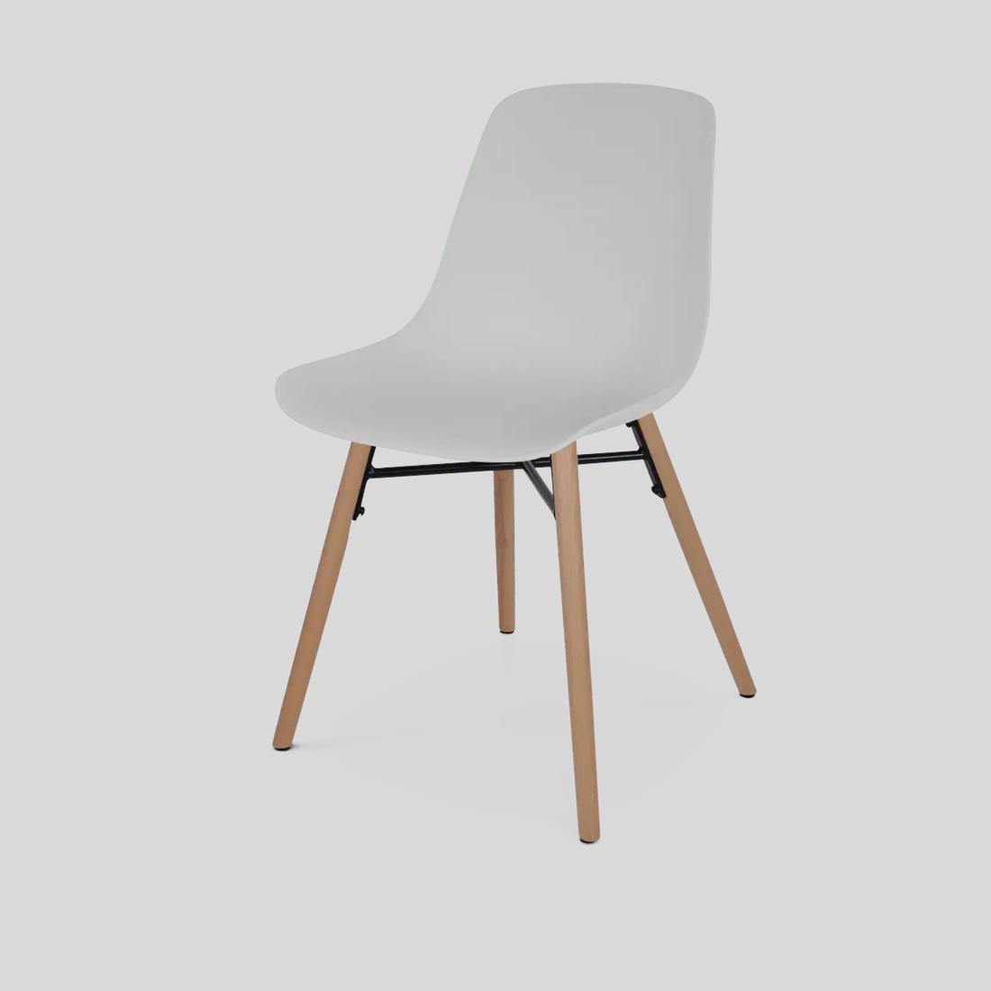 Bekijk deze stoel Combineer deze eetkamerstoelen met andere witte stoelen van dit merk voor een complete Nolon eetkamer.