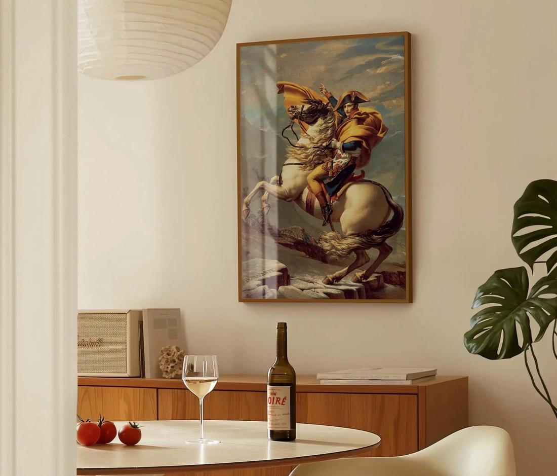 woonhome-kunstposters-napoleon-over-de-alpen-poster-ingelijst-schilderij-736