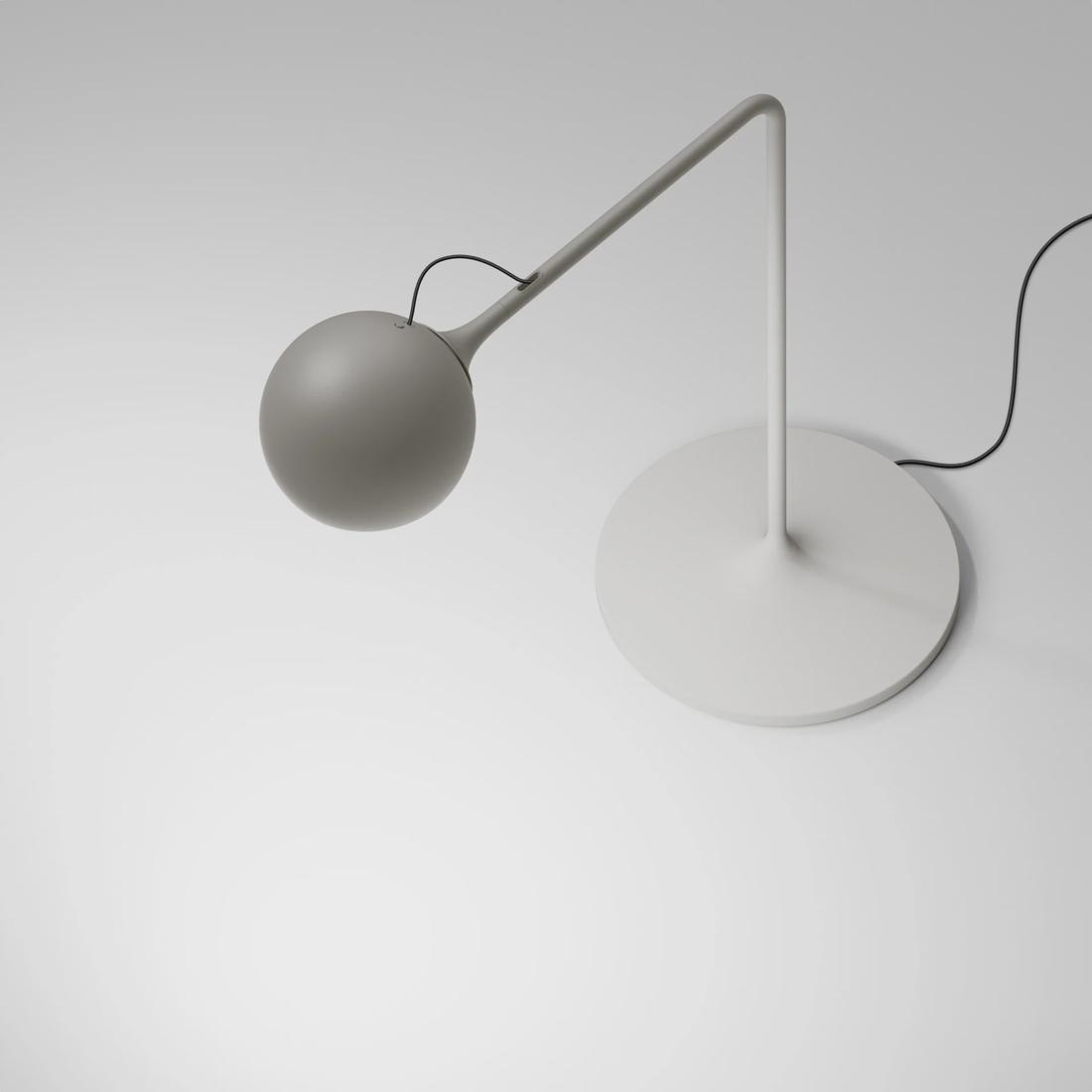 Artemide Ixa tafellamp white-grey sfeerbeeld op tafel