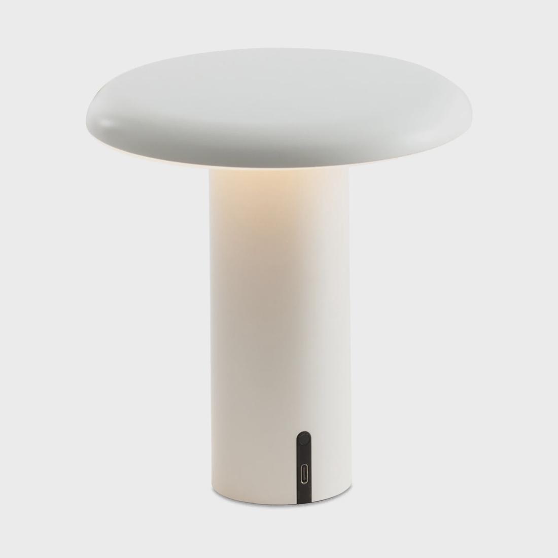 Artemide Takku draagbare tafellamp 19 cm wit productfoto