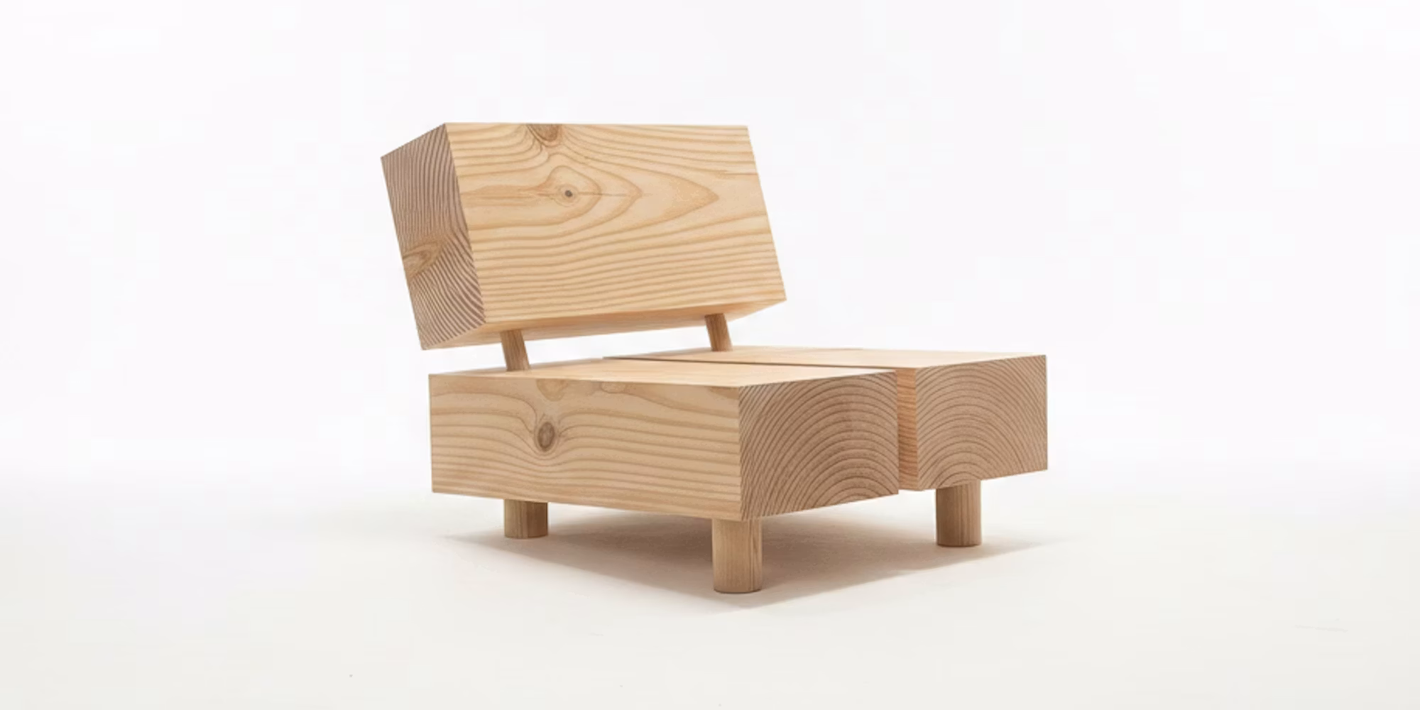 Duurzame houten tuinbank zonder metaal.