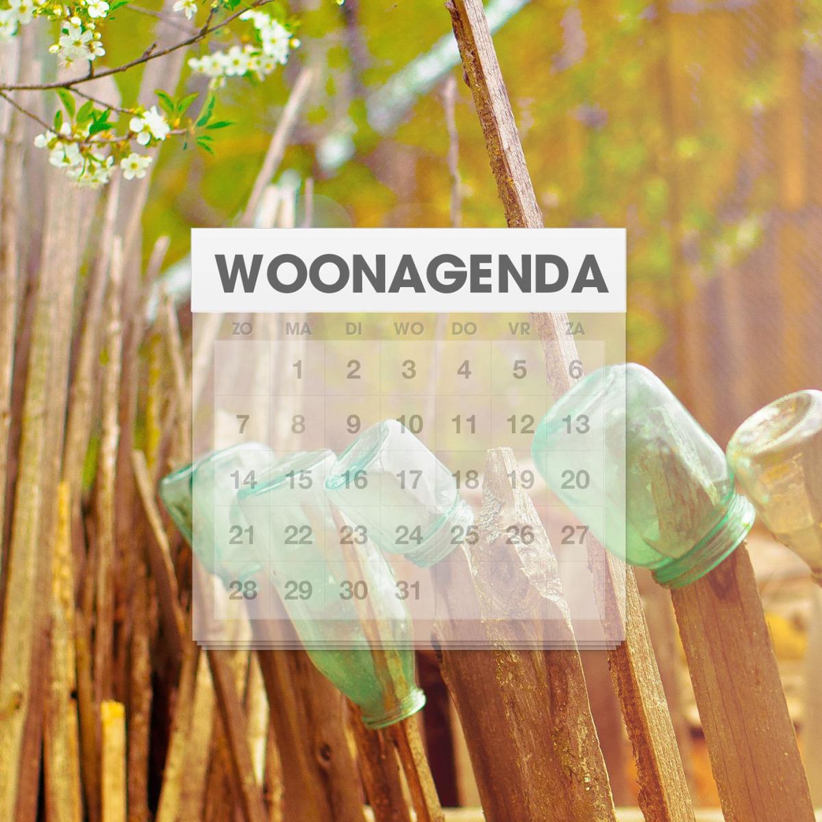 Woonagenda: agenda voor woonevenementen