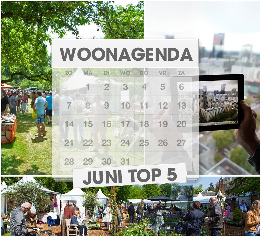 Woonagenda – Top 5 woonevents in juni 2014