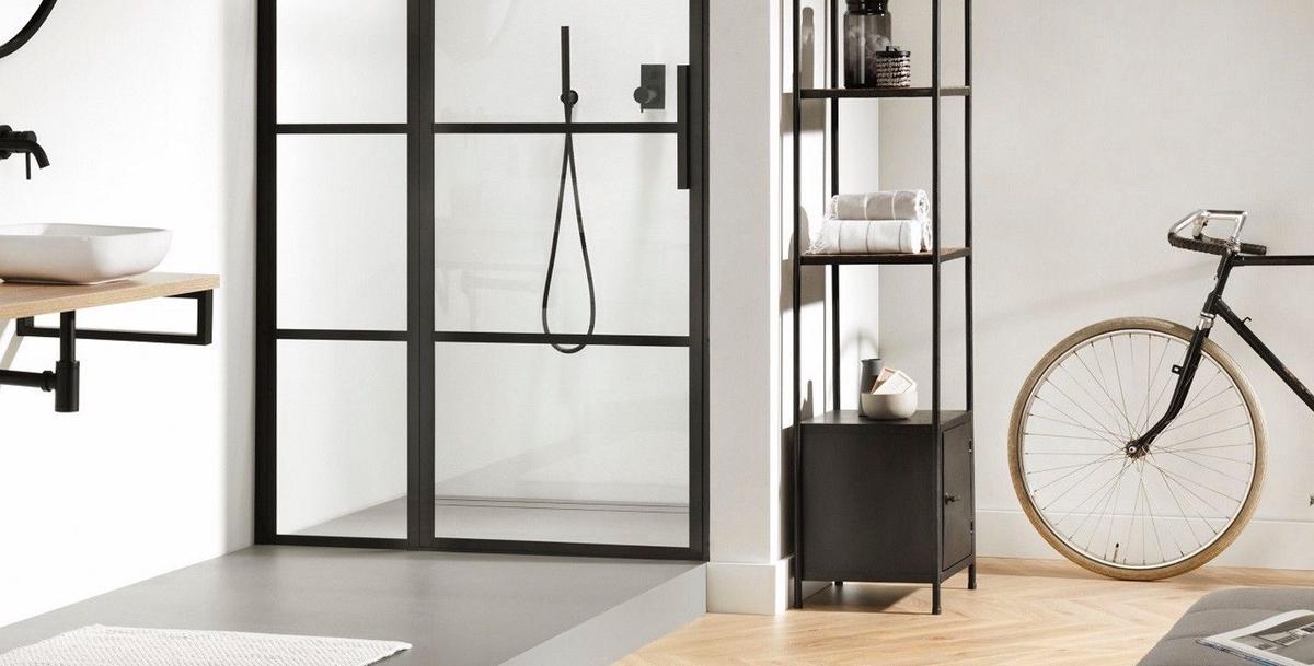 Met deze zwarte badkameraccessoires creëer je een New Yorkse Loftstijl