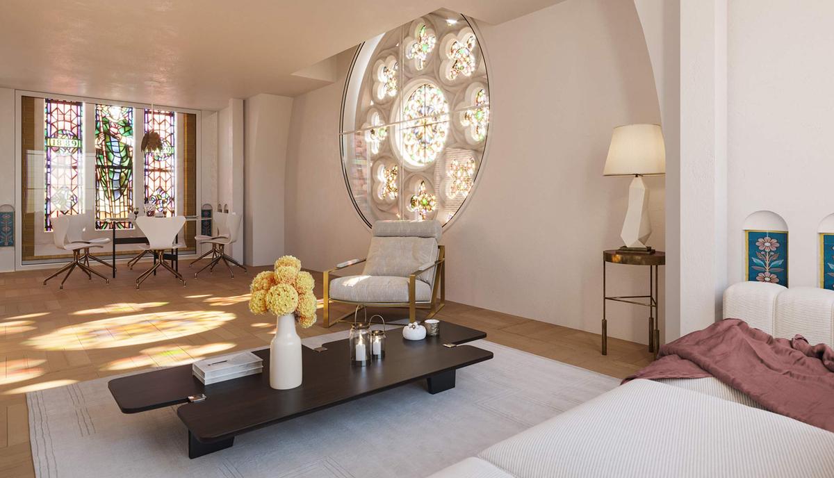 Wonen in een kerk: zó ziet dat eruit