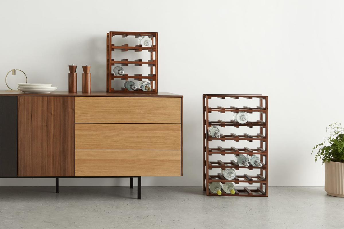 Wijntje erbij? Met deze smaakvolle wijnrekken berg je de flessen mooi op