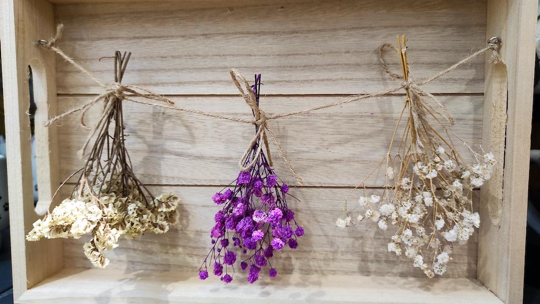 Gedroogde bloemen zijn het ideale cadeau