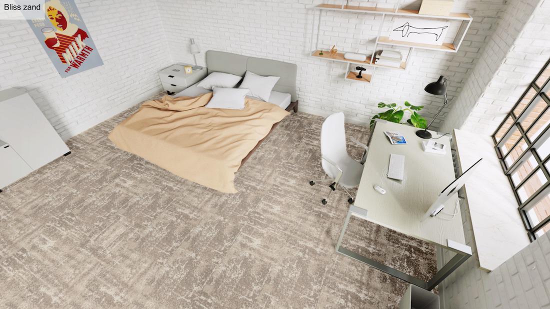 Dit is waarom tapijttegels in de slaapkamer een goed idee zijn