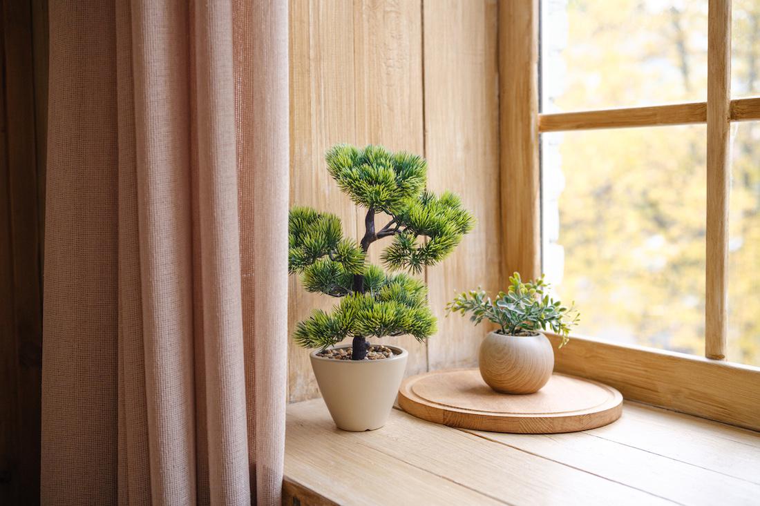 Vakwerk aan het raam