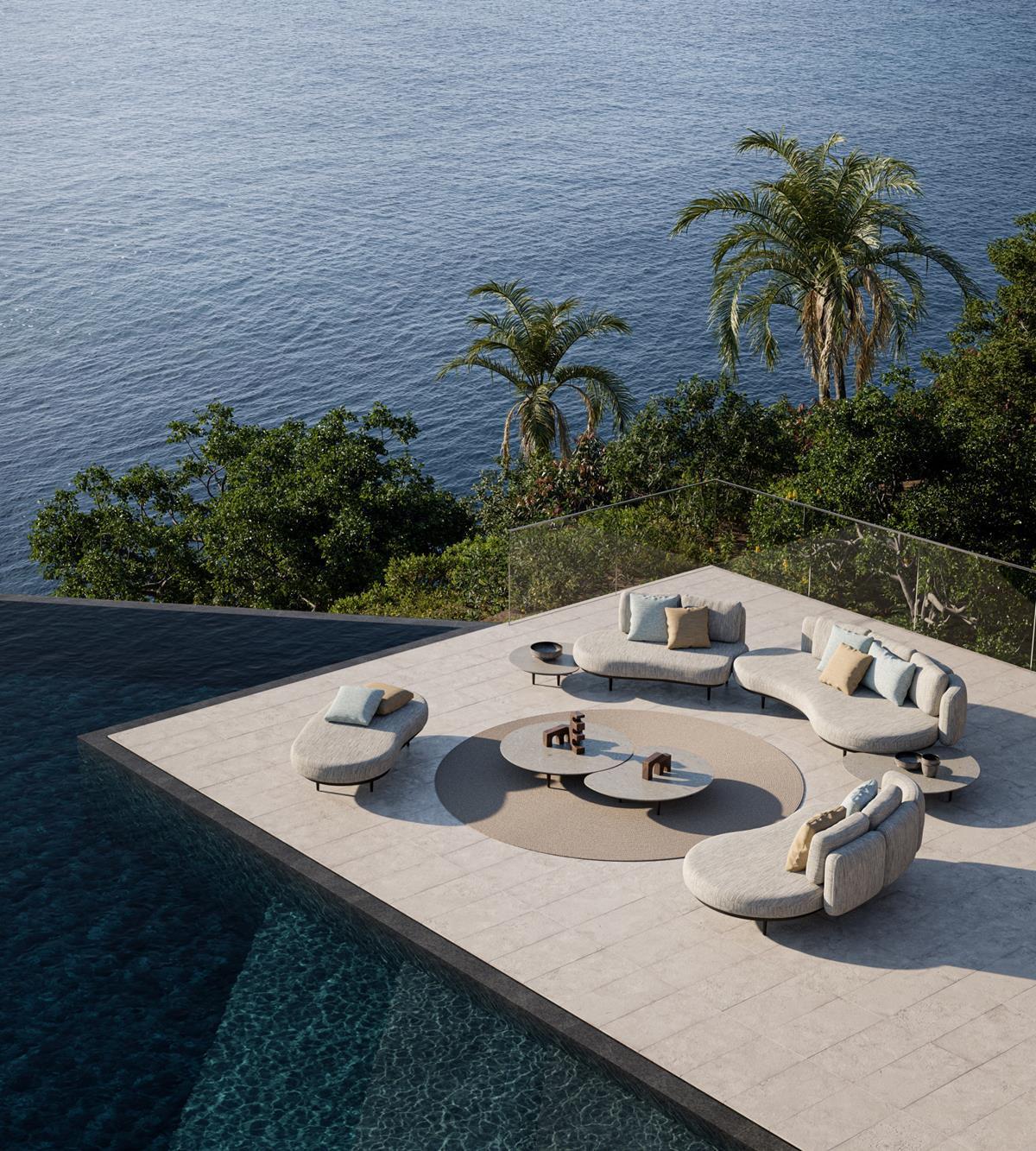 Organische vormen op je terras: zo breng je kosmische elegantie naar buiten